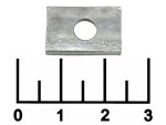 Гайка прямоугольная М6 18*12*2.5 мм (1 штука)