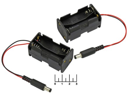 Батарейный отсек BAT/HOLD. AA*4 с разъемом 5.5*2.1 FUT0250-1