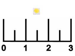 Светодиод LED 1.8W 5.9-7.2V 265mA 125-150lm 62-123TUN2C/F110140N57SBF-T (3030) SMD (мал.конт +)