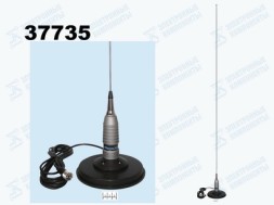 Антенна к радиостанции автомобильная 27 MHz ML-145/MAG-160 на магните 160мм