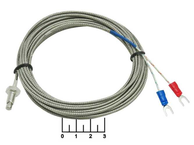 Термопара K-типа (0...+600C) 5м WRNT-01