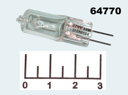 Лампа КГМ 220V 35W G4 Uniel (525lm)
