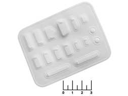 Комплект пылезащитных заглушек для ноутбука (белый)