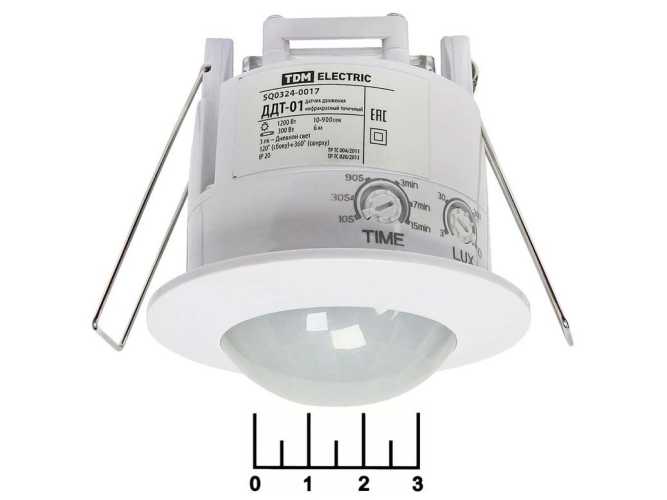 Датчик движения 220V 1200W 120*/360* выносной ДДТ-01 TDM (SQ0324-0017)