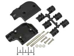 Корпус разъема D-SUB 15pin + крепеж угол (DP-15)