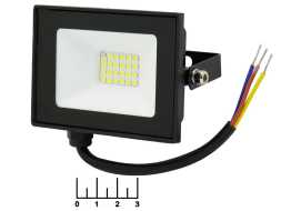 Прожектор светодиодный с датчиком освещенности 220V 20W 6500K белый холодный GTAB-S1 IP65 403222