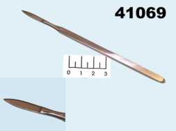 Скальпель остроконечный узкий 140мм