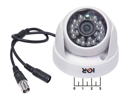 Видеокамера AHD-H 2Mp A12 3.6мм цветная купольная + ИК-подсветка