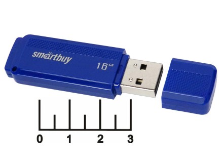 Flash USB 2.0 16Gb Smartbuy Dock Series (красная)