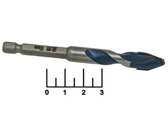 Сверло-бита 10*90мм по керамике