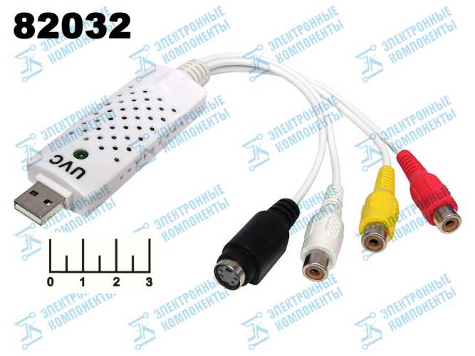 Конвертор USB-выход 3RCA + s-video Easycap (видеокарта)