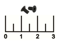 Винт М3*6мм с внутренним шестигранником 2мм потай черный (1 штука)