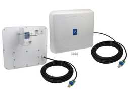 Антенна телефонная наружная GSM 3G/4G + Wi-Fi для USB модема 15dB BAS-2343 FLAT-XM Mimo с каб.10м