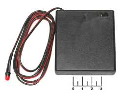 Муляж сигнализации 4*AA красный