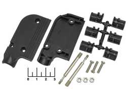 Корпус разъема D-SUB 25pin + крепеж угол (DP-25)