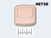 Кнопка для электрозвонка белая квадратная (клавиша белая квадратная) Минск А11-894