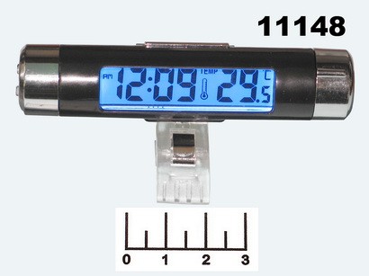 Часы цифровые + термометр K-01 авто