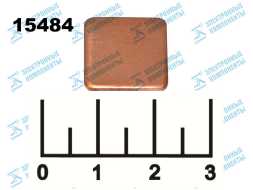 Пластина для радиатора медная 15*15*1.5мм