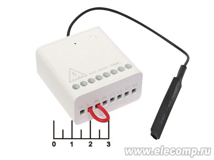 Выключатель Wi-Fi 220VAC 10A 2 канала (LLKZMK11LM)
