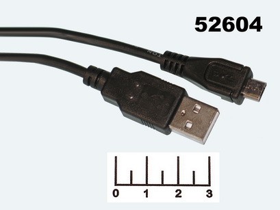 Шнур USB-micro USB B 5pin 1.8м (фильтр) Rexant (18-1164-1)