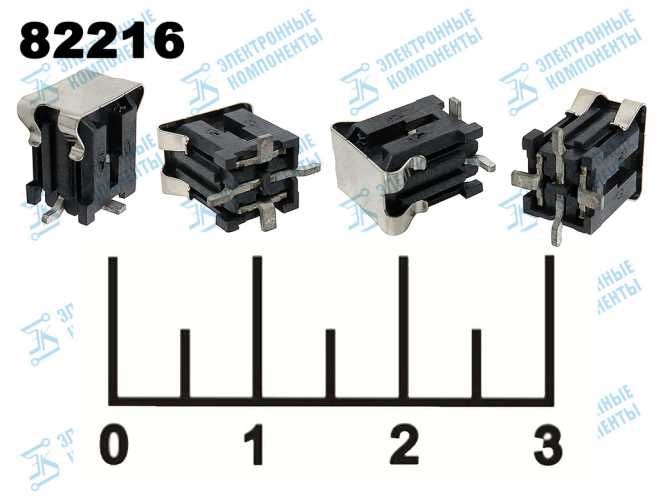 Разъем 2pin штекер на плату MF3-2*1 SMD