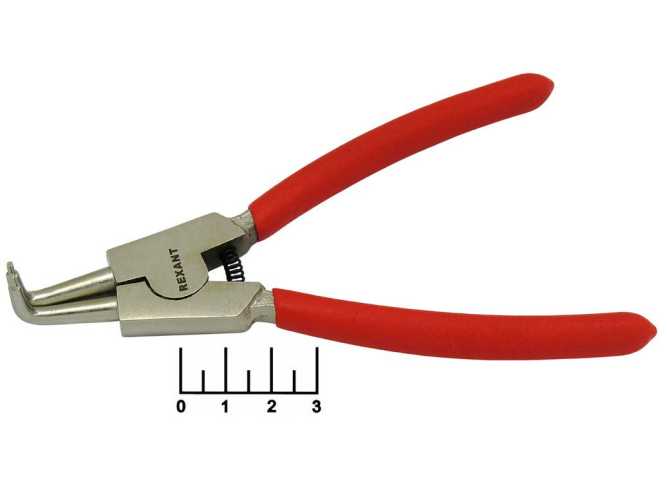 Круглогубцы 160мм угловые для стопорных колец обратные Rexant 12-4640