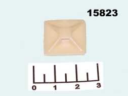 Крепеж стяжки 20*20мм белый