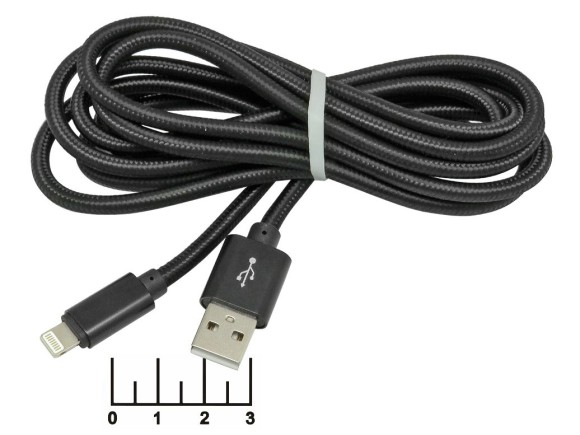 Шнур USB-iPhone Lightning 2м шелк KLGO S-50