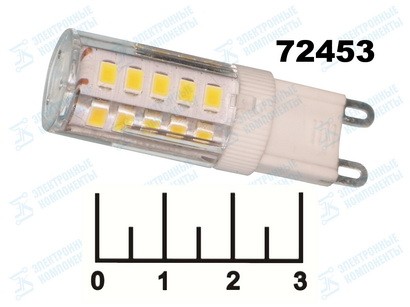 Лампа светодиодная 220V 5W G9 4000K белый 33LED Jazzway (320lm)