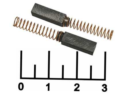 Щетка угольная 4*4*14 (2 штуки) (СТ) (77757)