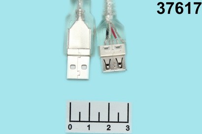 ШНУР USB-USB A ГНЕЗДО 0.5М SILICON DAYTON (16-0018B)