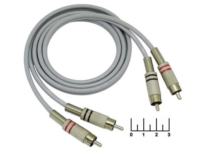 Шнур 2RCA-2RCA 0.9м