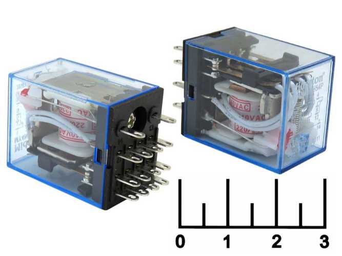 Реле ~220V 5A/240V MY4NJ/HH54P