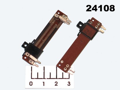 Резистор переменный 2*20 кОм 50мм (+2)