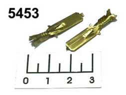 Клемма ножевая штекер 6.3мм с замком латунь DJ611-6.3A