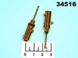 Клемма штыревая металл gold черная