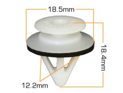 Клипса крепежная d-12.2мм KJ-1748S