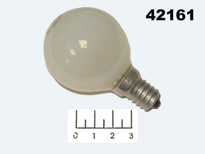 Лампа шар матовая 60W E14 GE