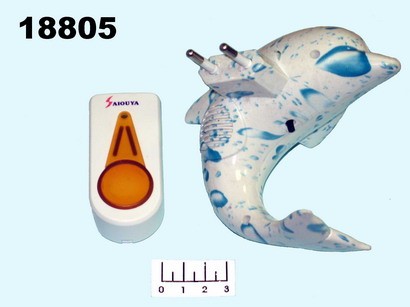 Звонок 220V/23A A-601E беспроводной дельфин