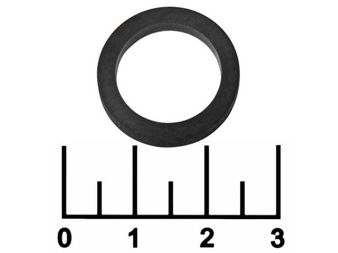 Кольцо уплотнительное резиновое 16*2.5*2мм черное