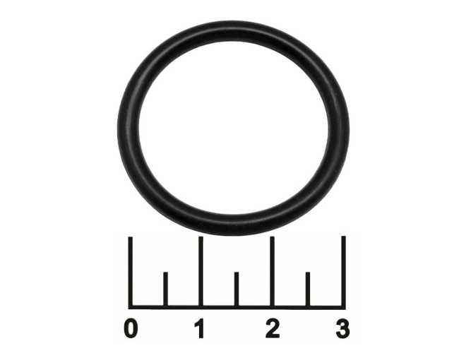 Кольцо уплотнительное силиконовое 26*3мм (32*3) черное маслостойкое