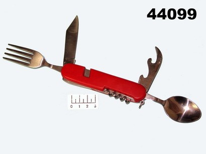 Инструмент складной карманный K526G/K106S (вилка+ложка+нож) (Multi Tools)