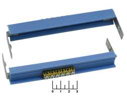 Эл шина &amp;quot;0&amp;quot; 6 контактов 6*9мм с изолятором