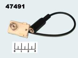 Переходник TV штекер угол/AUD 3.5 гнездо стерео