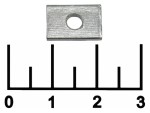 Гайка прямоугольная М4 13*9*2 мм (1 штука)