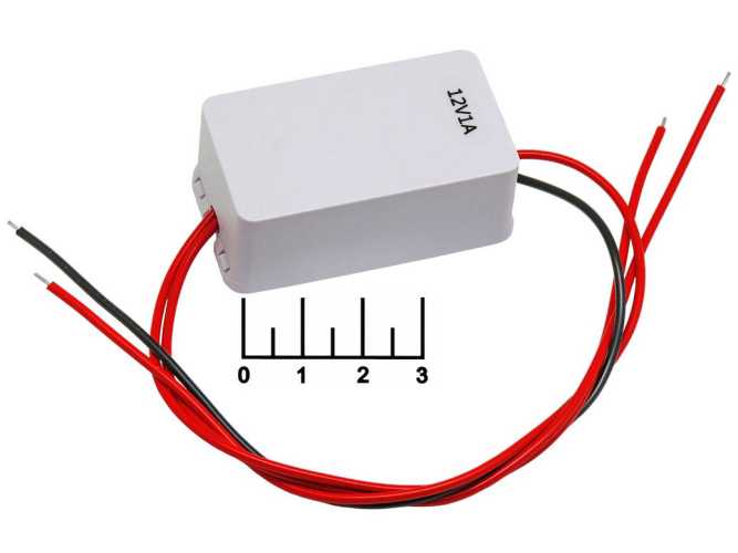 Блок питания 12V 1A
