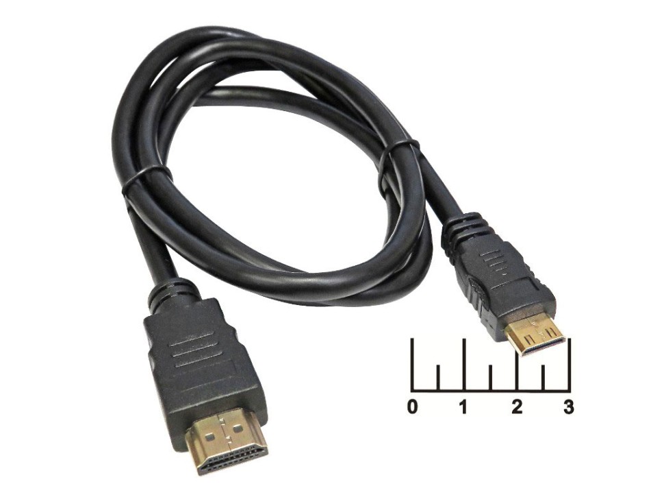 ШНУР HDMI-MINI HDMI 1М GOLD SMARTBUY 1.4