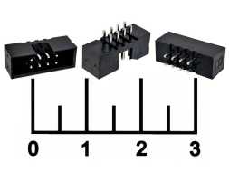 Разъем 8pin штекер на плату шаг 2мм BH2-08 2*4