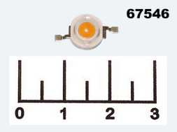 Светодиод LED 1W желтый LXHL-Y1E (973)