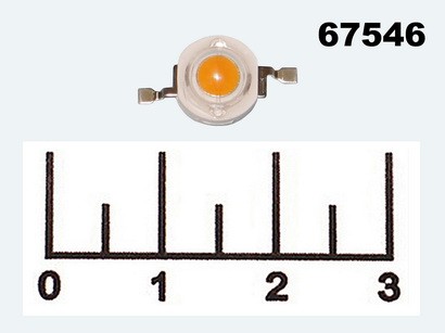 Светодиод LED 1W желтый LXHL-Y1E (973)